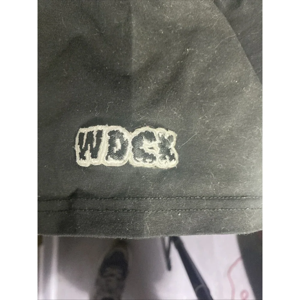 Men's Wedding Cake Wake Bake and Cake Y2K Embroidered Medium T-Shirt‎ 420 Skull